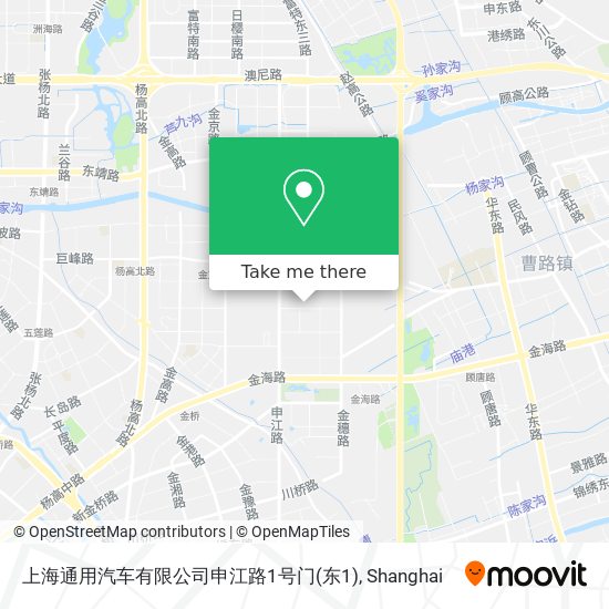 上海通用汽车有限公司申江路1号门(东1) map