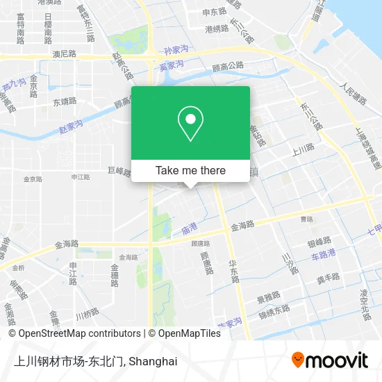 上川钢材市场-东北门 map