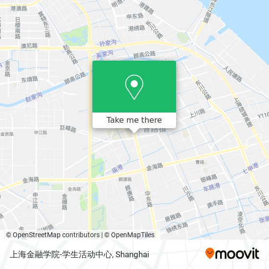 上海金融学院-学生活动中心 map