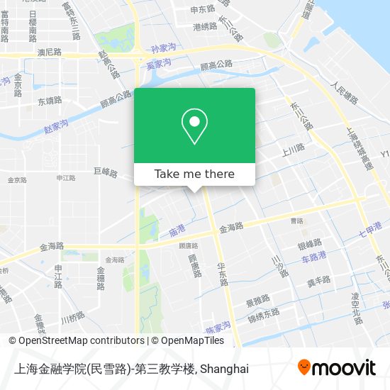 上海金融学院(民雪路)-第三教学楼 map