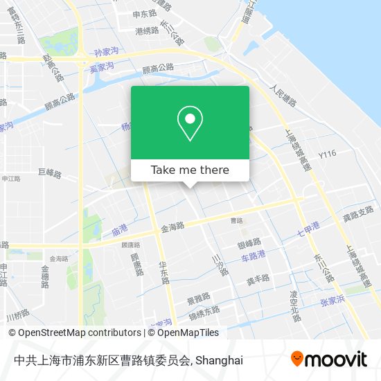 中共上海市浦东新区曹路镇委员会 map