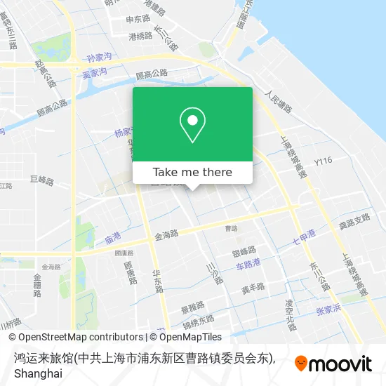 鸿运来旅馆(中共上海市浦东新区曹路镇委员会东) map