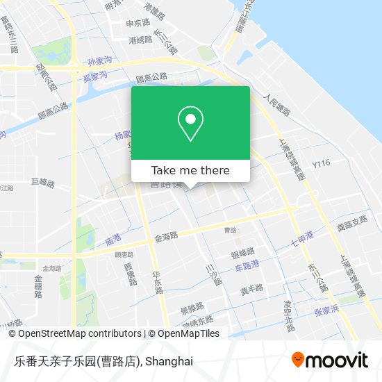 乐番天亲子乐园(曹路店) map