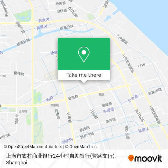 上海市农村商业银行24小时自助银行(曹路支行) map