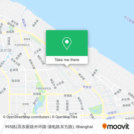 995路(高东新路外环路-浦电路东方路) map