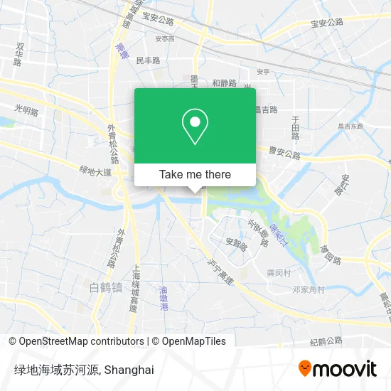 绿地海域苏河源 map