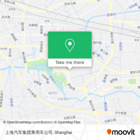 上海汽车集团乘用车公司 map