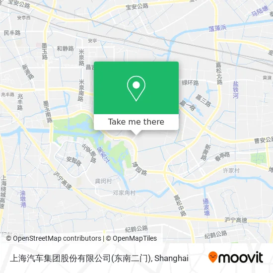 上海汽车集团股份有限公司(东南二门) map