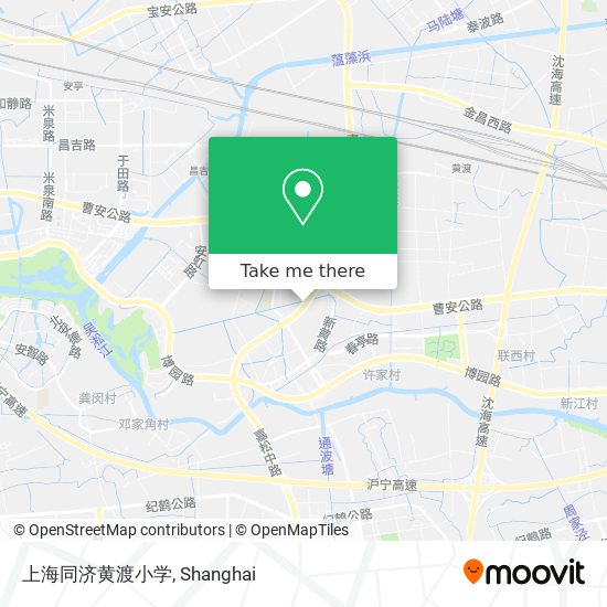 上海同济黄渡小学 map