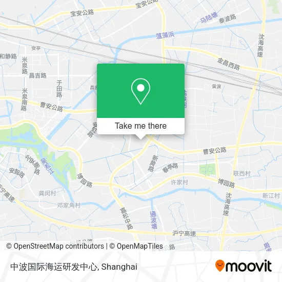 中波国际海运研发中心 map