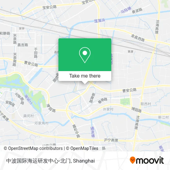 中波国际海运研发中心-北门 map