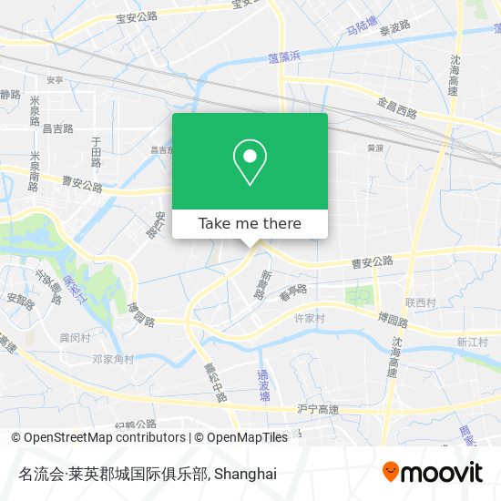 名流会·莱英郡城国际俱乐部 map