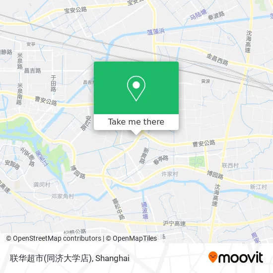 联华超市(同济大学店) map