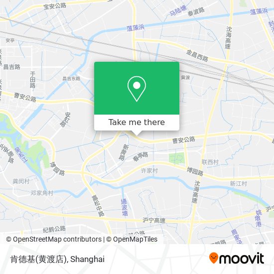 肯德基(黄渡店) map