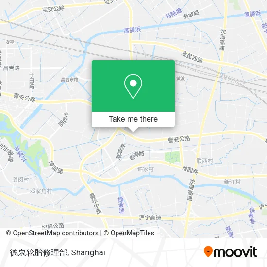 德泉轮胎修理部 map