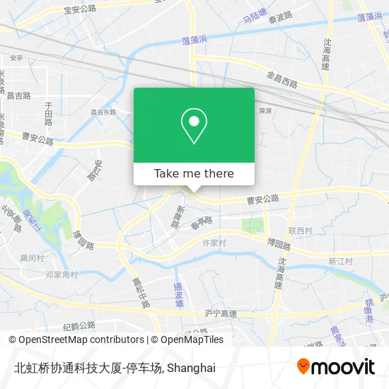 北虹桥协通科技大厦-停车场 map