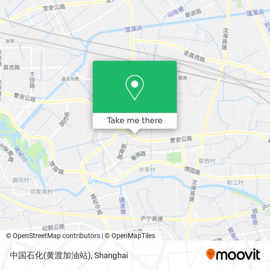 中国石化(黄渡加油站) map