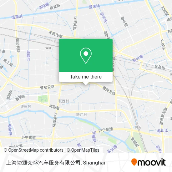 上海协通众盛汽车服务有限公司 map