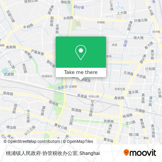 桃浦镇人民政府-协管税收办公室 map