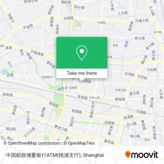中国邮政储蓄银行ATM(桃浦支行) map
