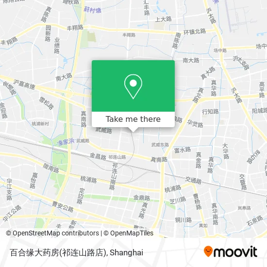 百合缘大药房(祁连山路店) map