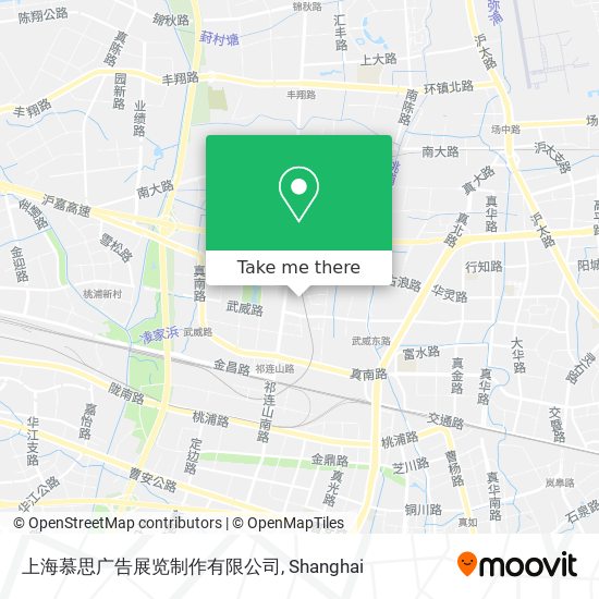 上海慕思广告展览制作有限公司 map