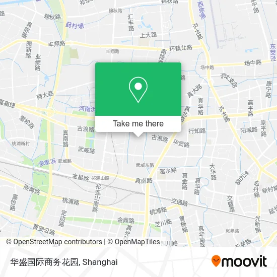 华盛国际商务花园 map