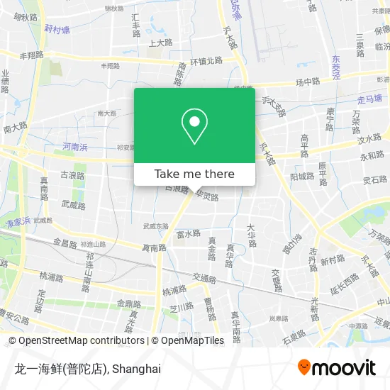 龙一海鲜(普陀店) map