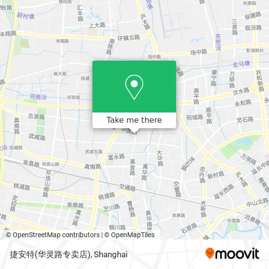 捷安特(华灵路专卖店) map