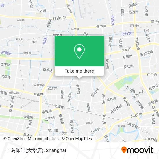 上岛咖啡(大华店) map