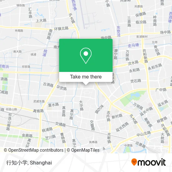 行知小学 map