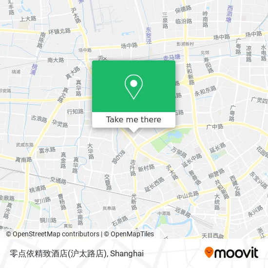 零点依精致酒店(沪太路店) map