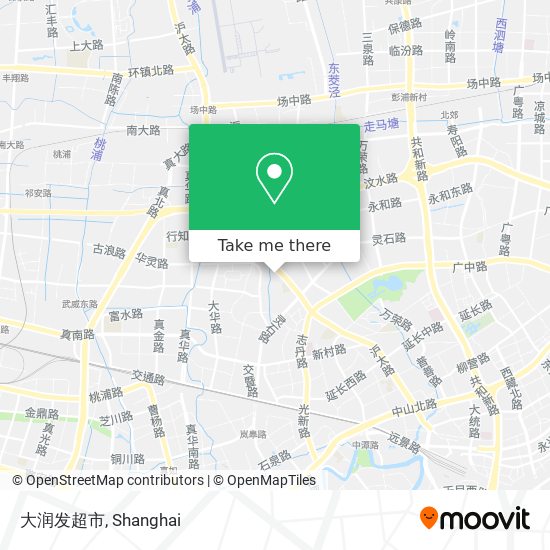 大润发超市 map