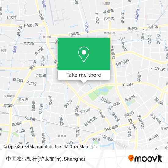 中国农业银行(沪太支行) map