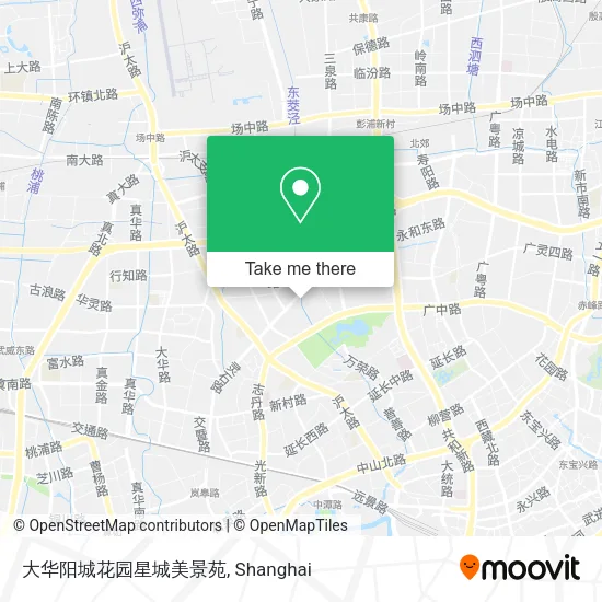 大华阳城花园星城美景苑 map