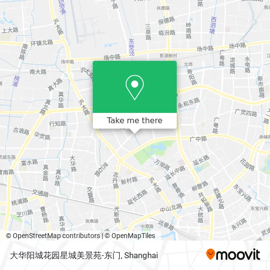 大华阳城花园星城美景苑-东门 map