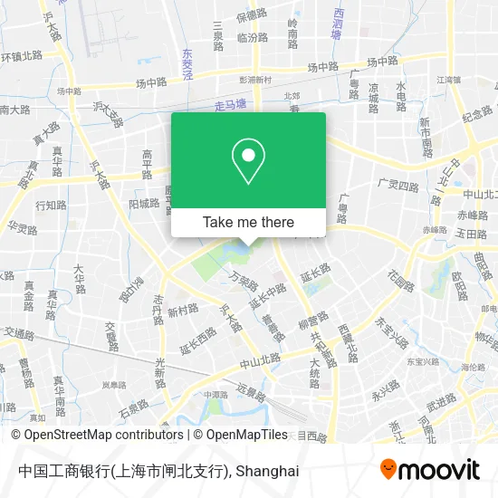 中国工商银行(上海市闸北支行) map