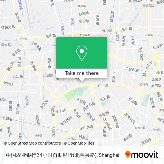 中国农业银行24小时自助银行(北宝兴路) map