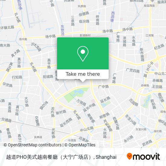 越道PHO美式越南餐廳（大宁广场店） map
