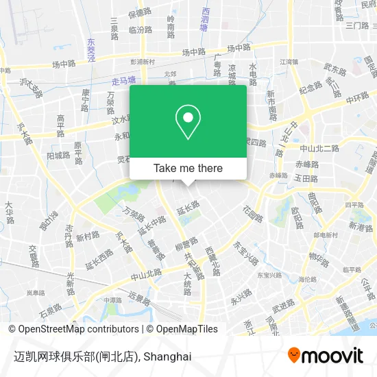 迈凯网球俱乐部(闸北店) map