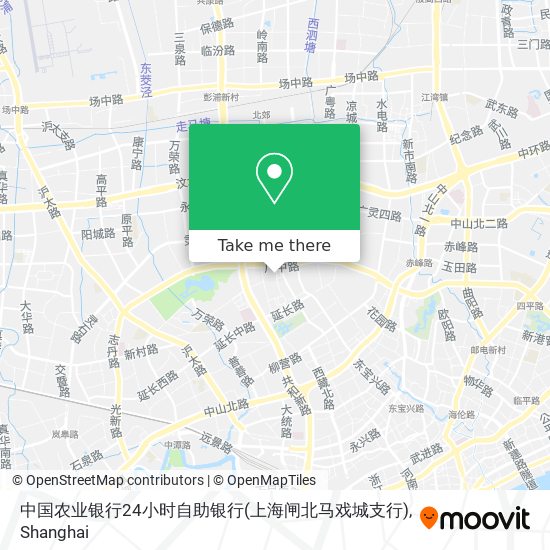 中国农业银行24小时自助银行(上海闸北马戏城支行) map