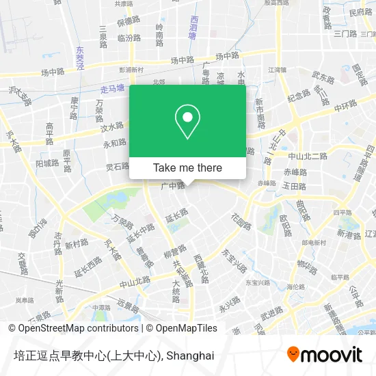 培正逗点早教中心(上大中心) map