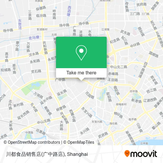川都食品销售店(广中路店) map