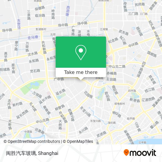 闽胜汽车玻璃 map