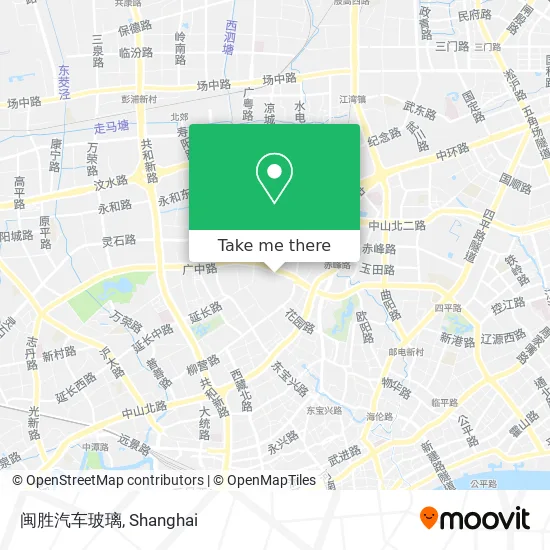 闽胜汽车玻璃 map