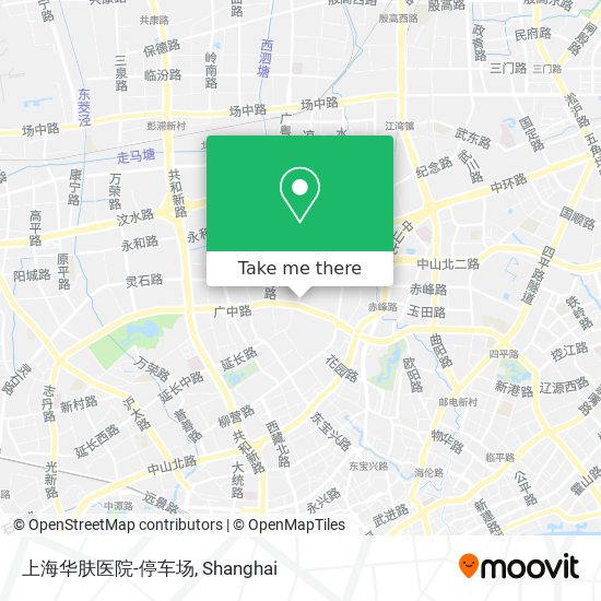 上海华肤医院-停车场 map