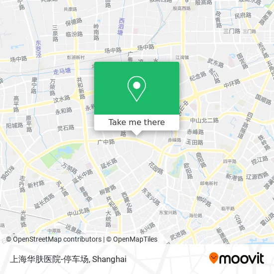 上海华肤医院-停车场 map