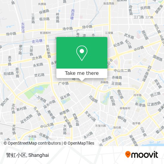 警虹小区 map
