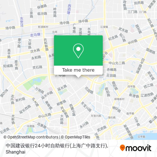 中国建设银行24小时自助银行(上海广中路支行) map