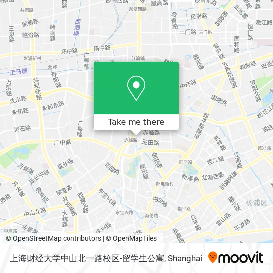 上海财经大学中山北一路校区-留学生公寓 map
